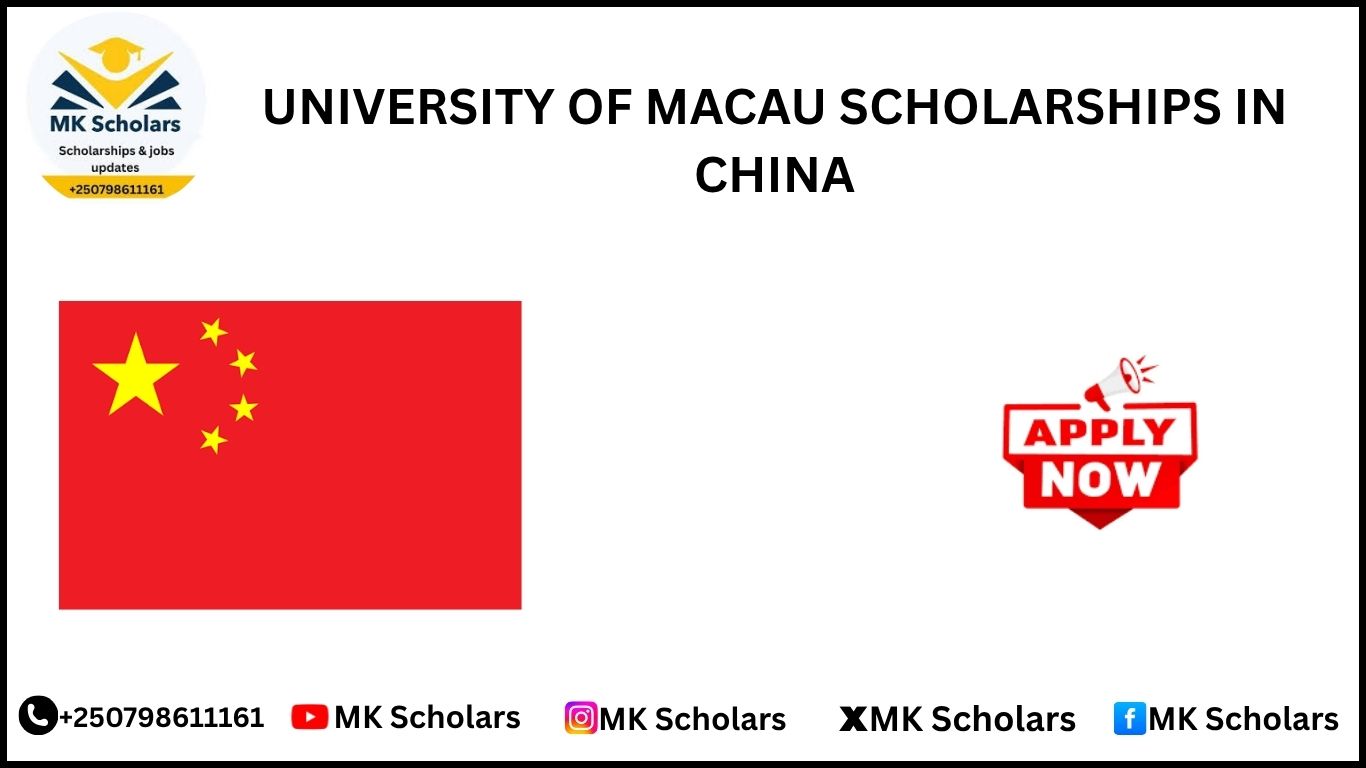 UNIVERSITY OF MACAU SCHOLARSHIPS IN CHINA